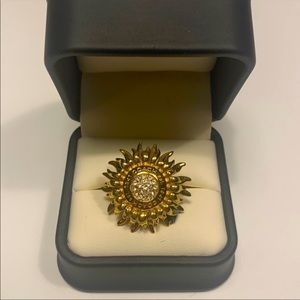 Coach Sunflower Ring